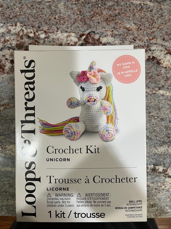 Loops And Threads Other - Loops & Threads UNICORN Crochet Kit, New